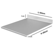 ZOIMANIA - Spianatoia con Tarocco e Mattarello - Inox - Cucina - Profondità 55 Dimensione Spianatoia: L 60 x P 55 x 7cm x 3cm