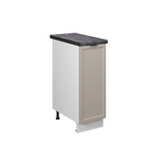 Armadio cucina dispensa alto Fame-Line GrigioBeige/Bianco 30 cm, PL Antracite Vicco
