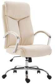 Sedia ufficio VAUD XL in similpelle crema