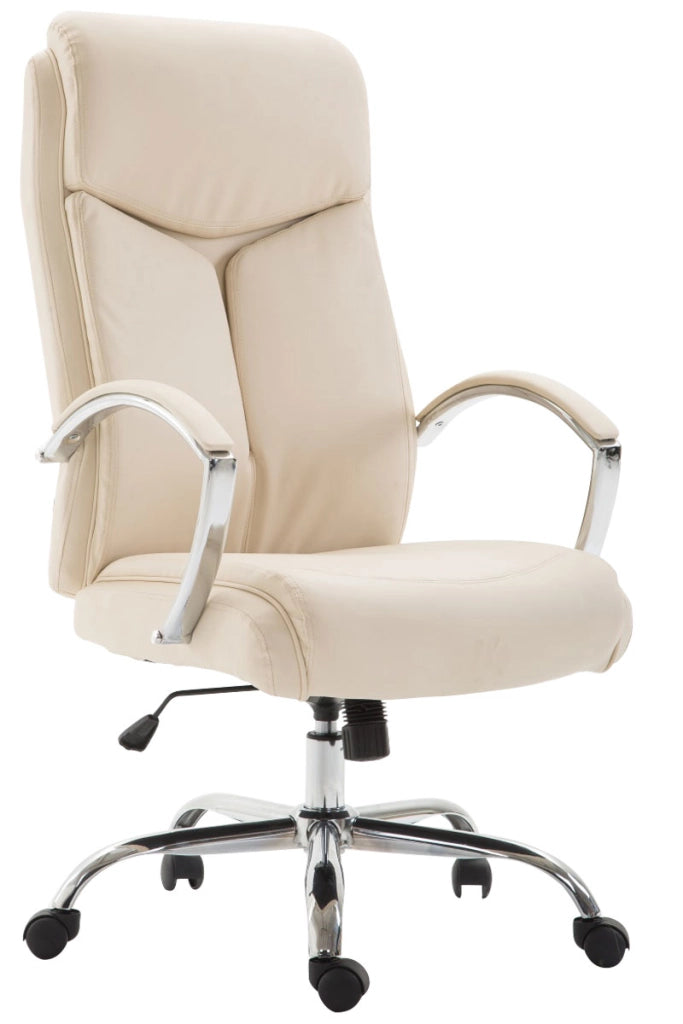 Sedia ufficio VAUD XL in similpelle crema
