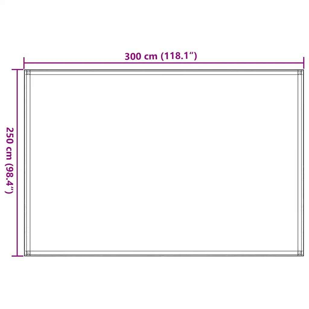 Tappeto da Tenda 250x300 cm Antracite 91260