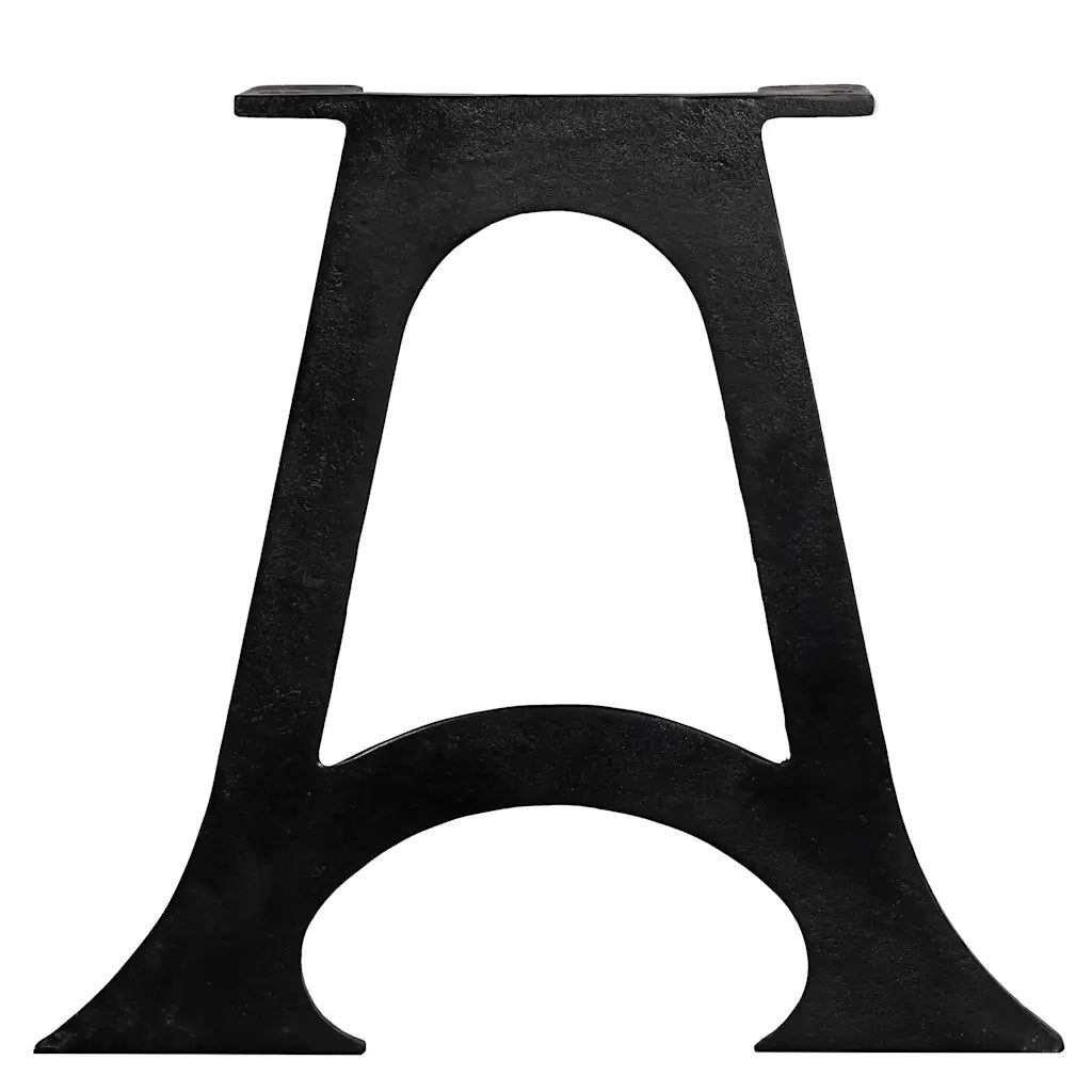 Gambe per Tavolino da CaffÃ¨ 2 pz Base ad Arco Forma di A Ghisa cod mxl 55708