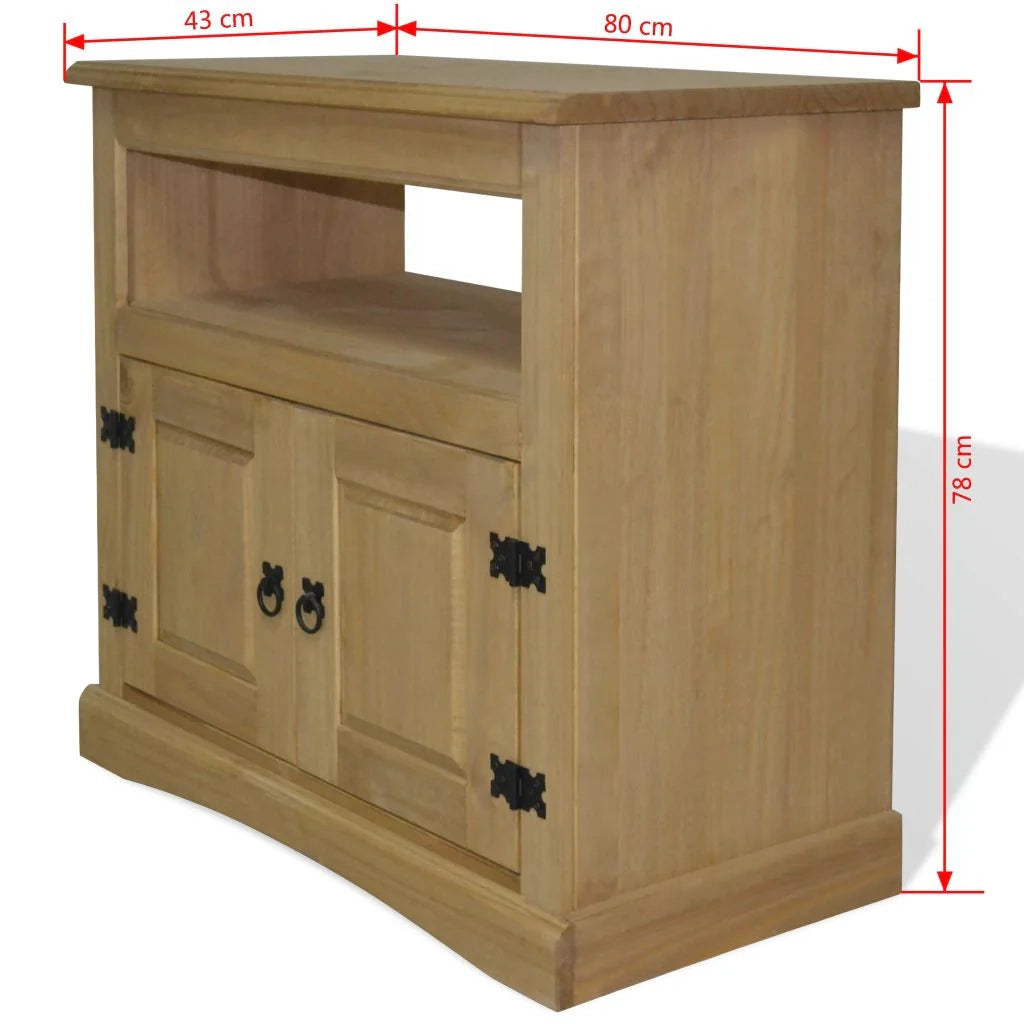 Mobile TV/buffet design pratico pino messicano gamma Corona 80 cm 2502212
