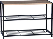 Rack di scarpe - Raccoglitore di scarpe - Cassetto per scarpe - Cassetto 2 livelli - Colore marrone