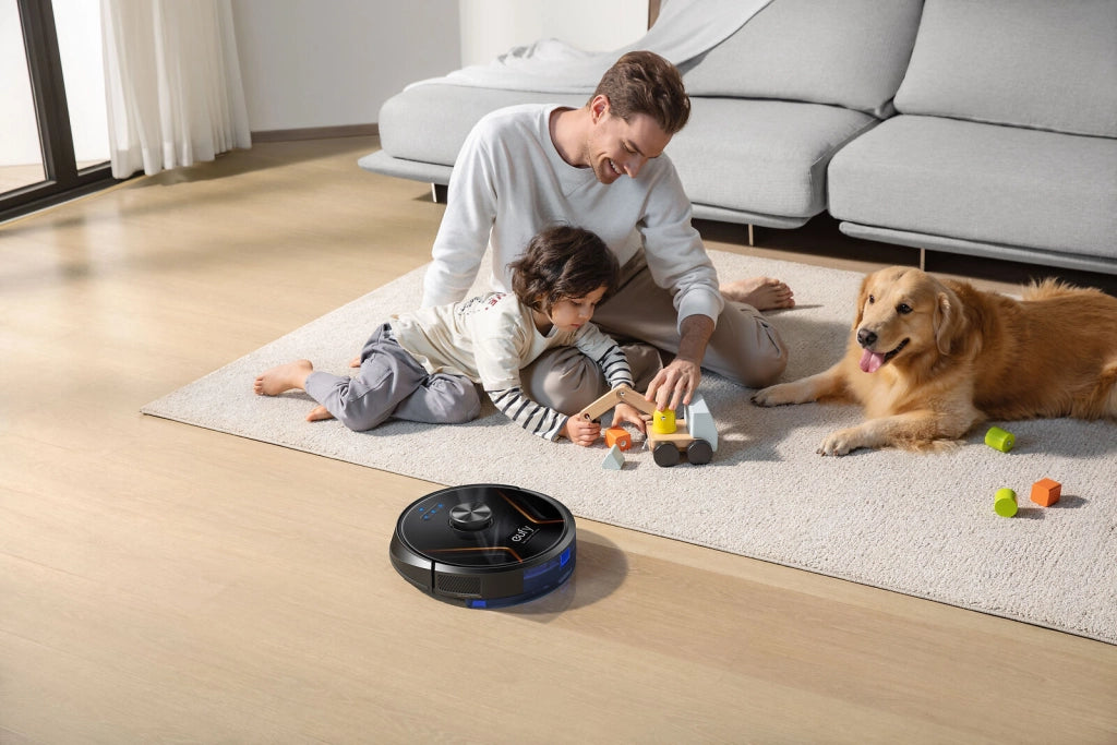 Eufy by Anker RoboVac X8 Hybrid EU Robot Aspirapolvere 2 in 1 Aspira e Lava Wi-Fi Potenza 2000 Pa AI. Map 2.0 Technology