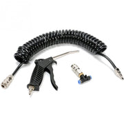 Trade Shop - Soffiatore Pistola Ugello Per Compressore Con Tubo Aria Compressa A Spirale -