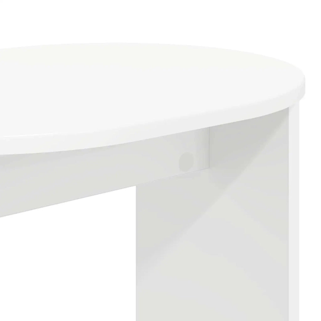 Tavolo laterale Bianco 50 x 39,5 x 55 cm Legno ingegnerizzato 899852
