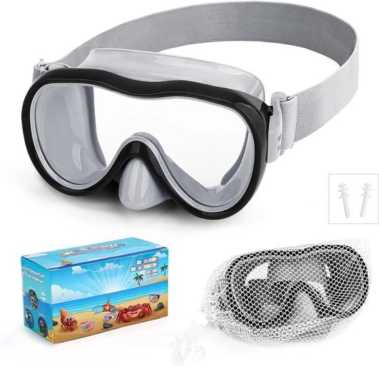 Bambino zuppatoria con maschera anti-leak, protezione nasale, cintura elastica e protezione UV - Adatto per bambini di entrambi i sessi