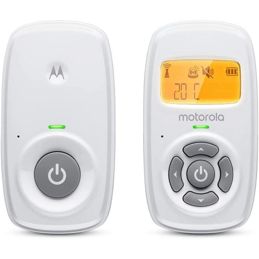 Motorola MBP24 Baby Monitor con Microfono Audio e Display a Temperatura Ambiente