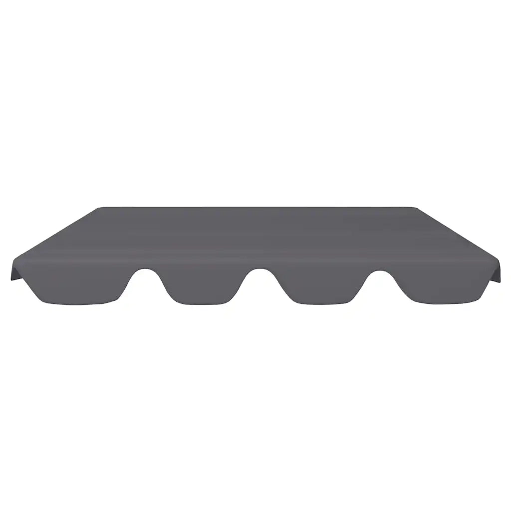 Baldacchino per Dondolo Giardino Antracite 188/168x145/110cm 312086