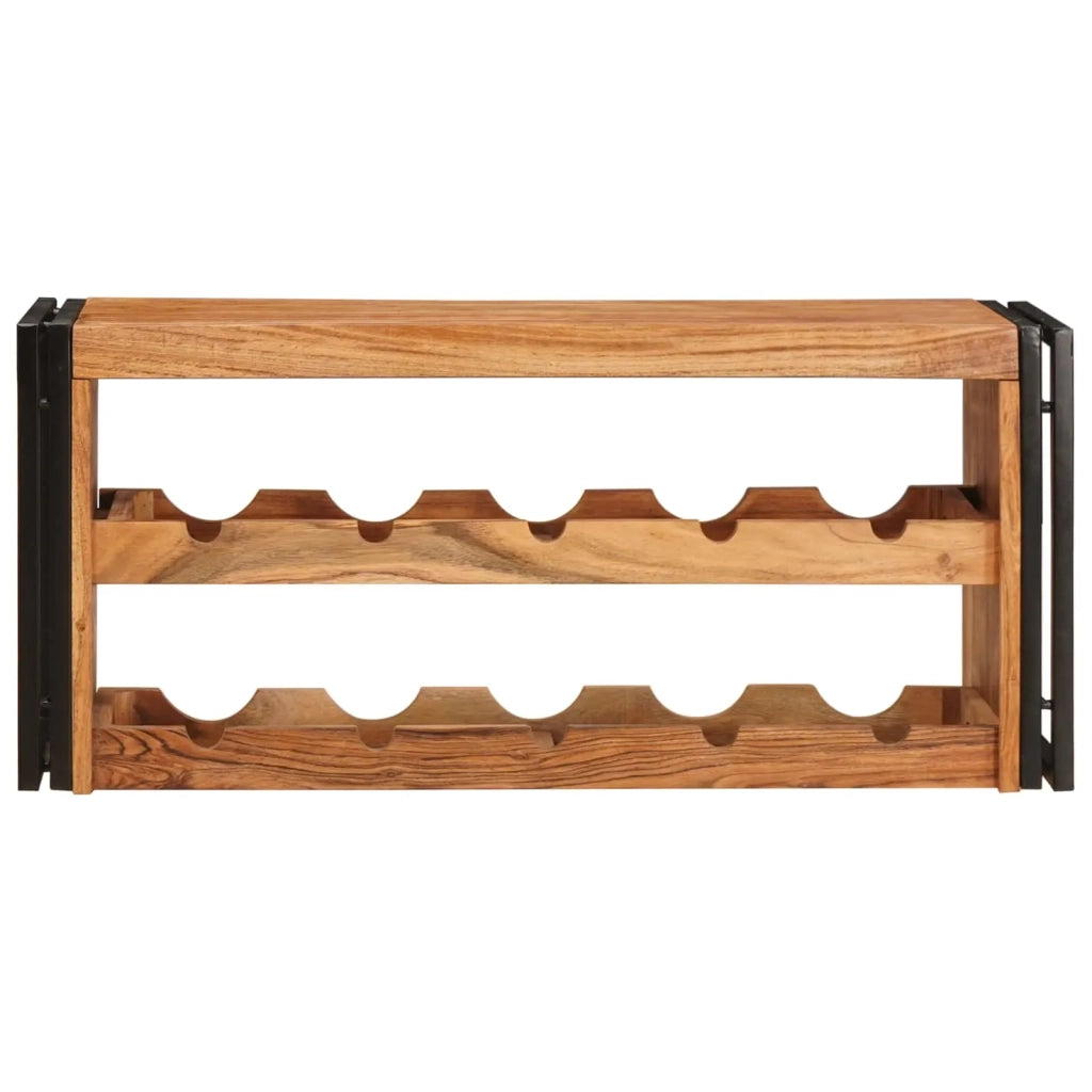 Portabottiglie 100 x 45 x 33 cm Legno di Acacia Massello