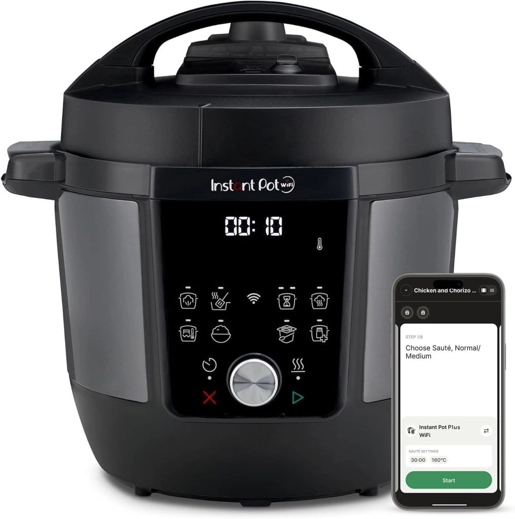 Instant Pot Duo 80 7 in 1 Pentola a Pressione Elettrica/ Vaporiera / Scaldavivande in Acciaio Inossidabile, Adatta a Cucinare Riso, Zuppa, Verdura e Yogurt a Cottura Lenta, 8 L