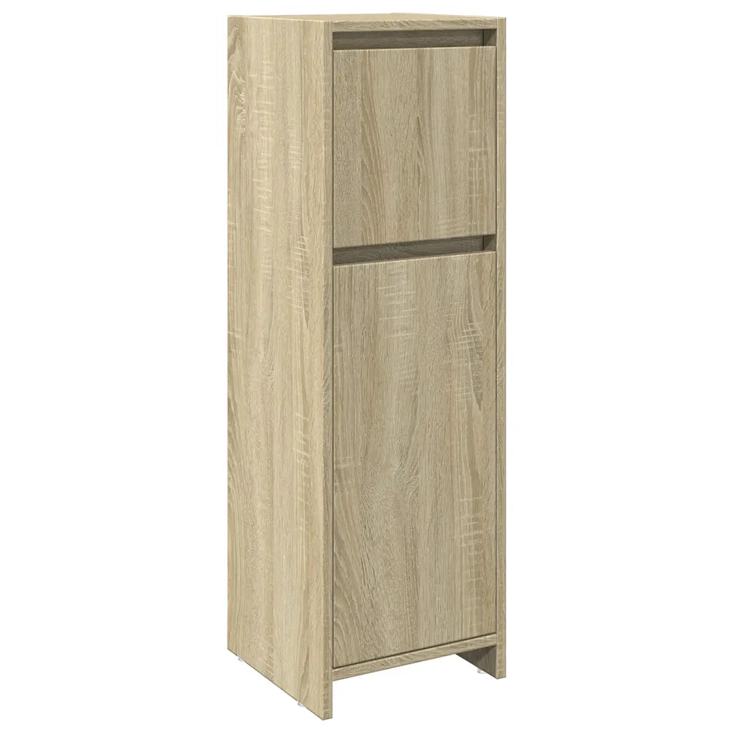 Mobile da Bagno Rovere Sonoma 30x30x95 cm in Legno Multistrato 849607