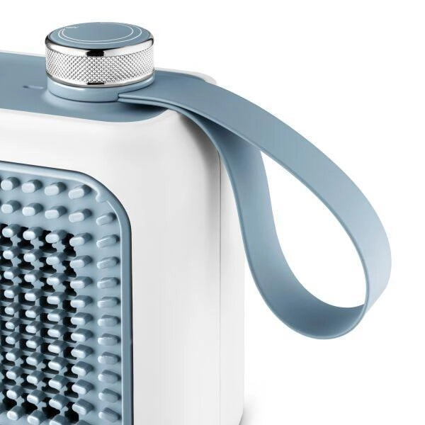 De’Longhi HFX10B03.LB stufetta elettrica Interno Blu, Grigio 360 W Riscaldatore ambiente elettrico con ventilatore