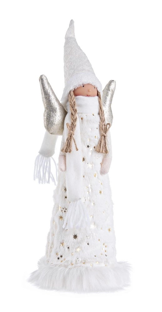Angelo di Natale Charlenne Statuetta Luminosa Led Decorazione Addobbi Natalizi