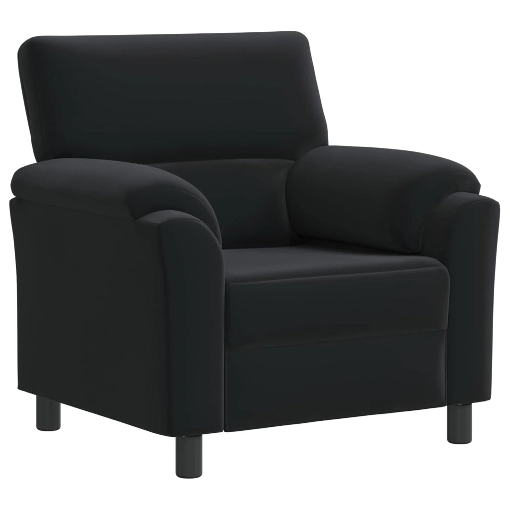 Divano Nero 94 x 85 x 93 cm Velluto 42040813