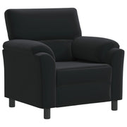Divano Nero 94 x 85 x 93 cm Velluto 42040813