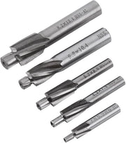 ONF3 - Set di punzoni HSS-AL - 5 pezzi - M3-M8 - Attrezzo duraturo - Adatto per macchine per frese - 4 lamine snodabili