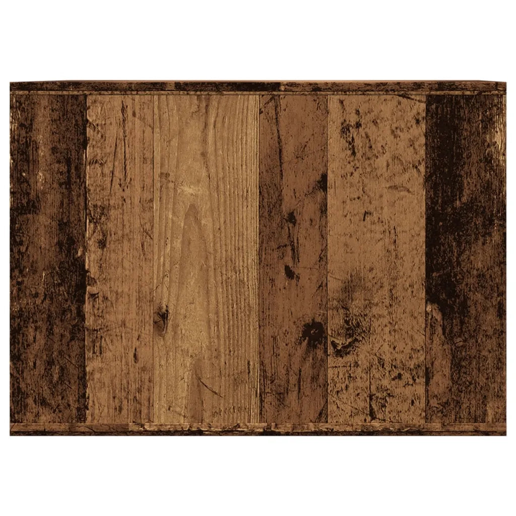 Recinto Lettiera Gatti Legno Vecchio 47x59x42 cm in Truciolato