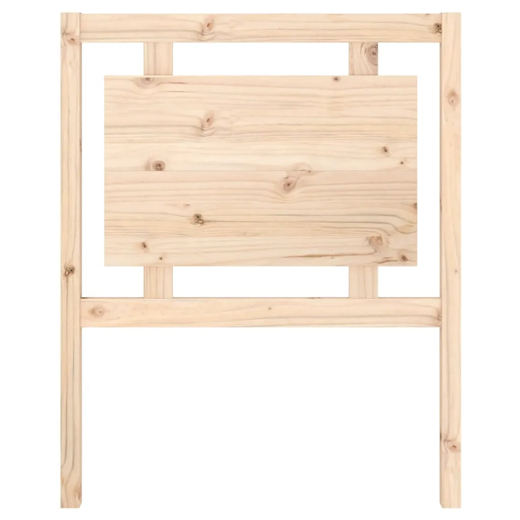 Testiera per Letto 80,5x4x100 cm in Legno Massello di Pino