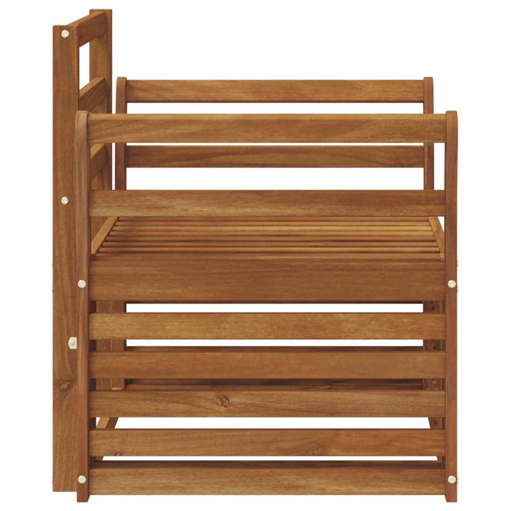 Set di divani da esterno Legno di Acacia Massello 3436354