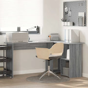Scrivania Grigio Sonoma 142 x 102 x 73 cm Legno ingegnerizzato 869295