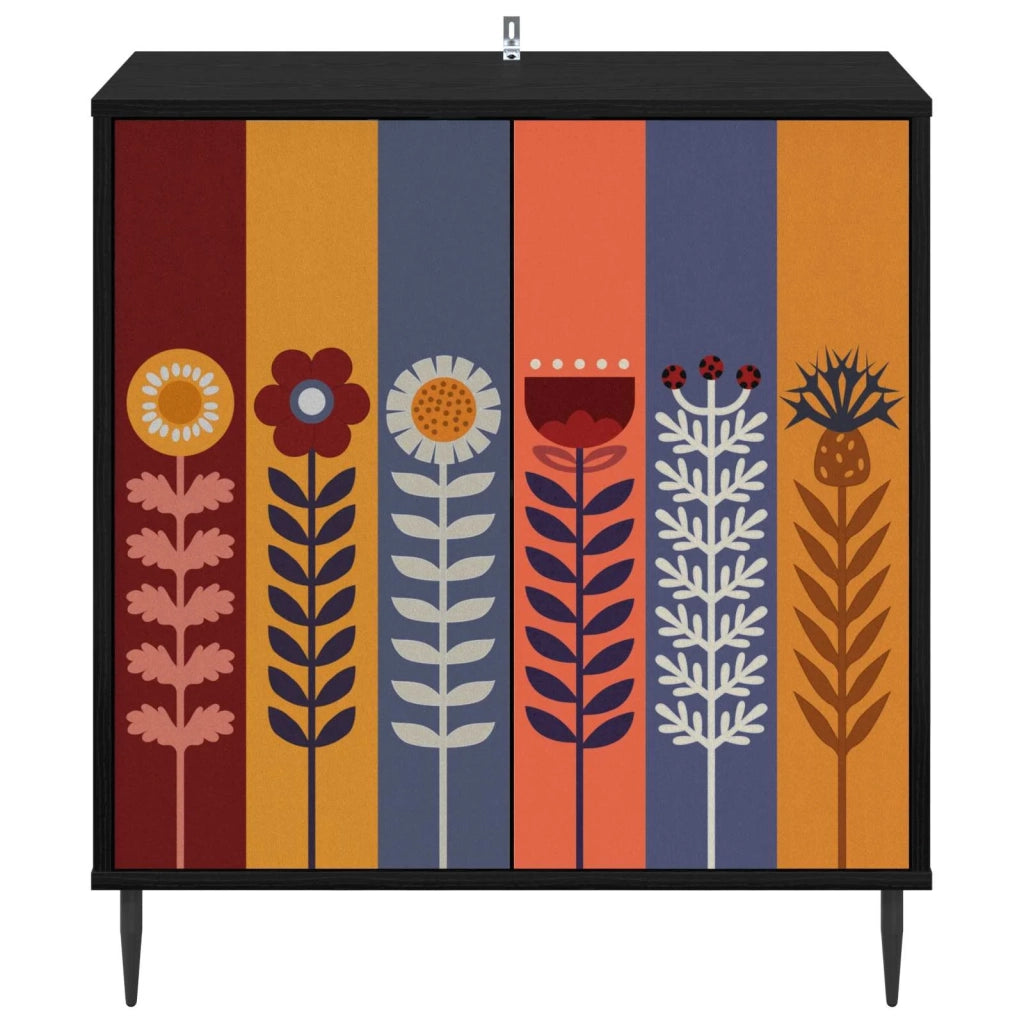 Credenza ESSEN Rovere Nero 69 x 33 x 76 cm Legno ingegnerizzato 8006942
