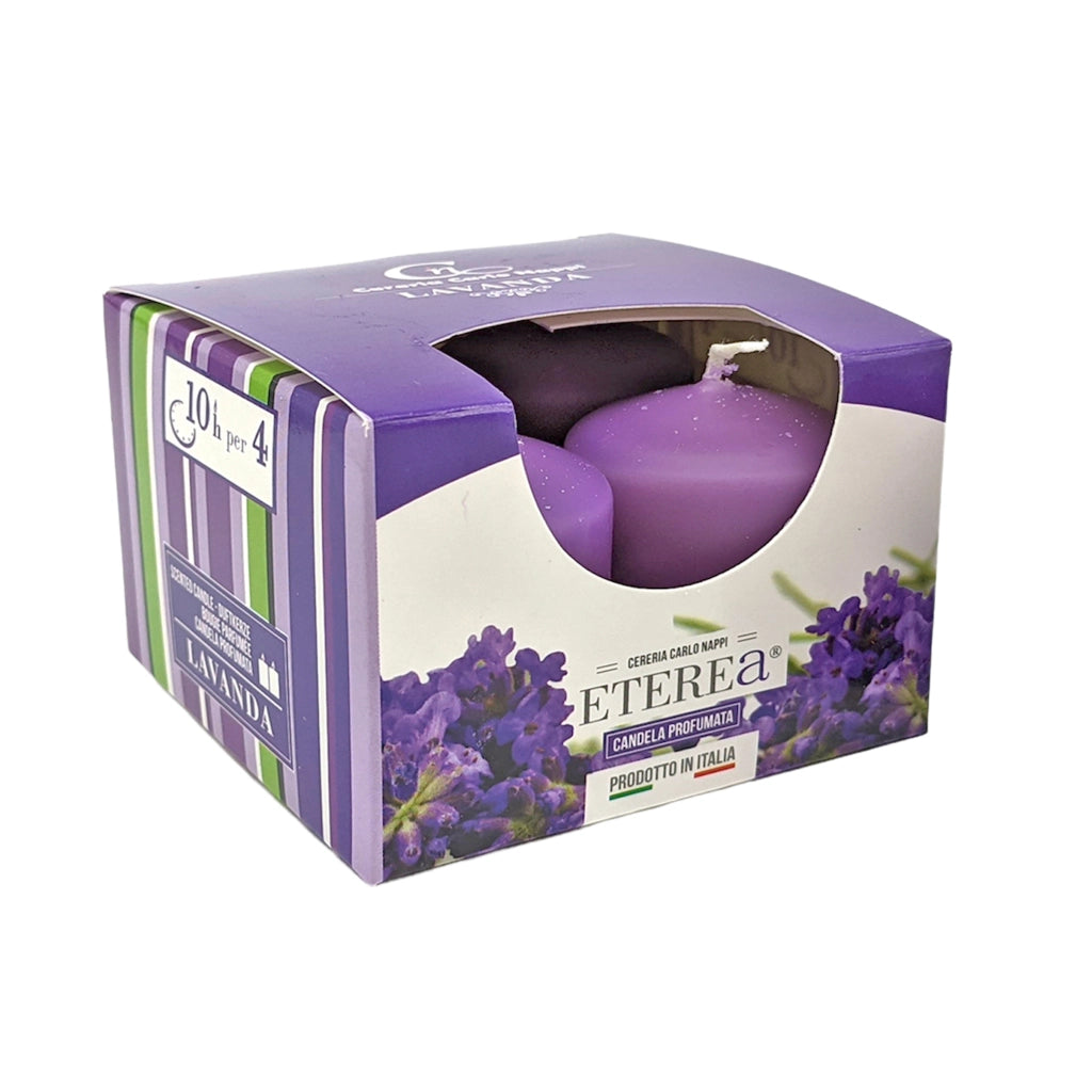 MOCCOLI IN SET DA 4 PEZZI ALLA LAVANDA