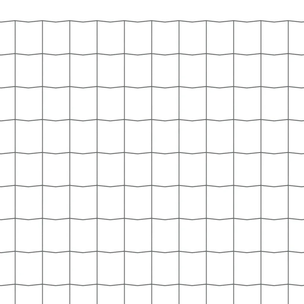 Recinzione Euro in Acciaio 25x1,2 m Grigia cod mxl 10144