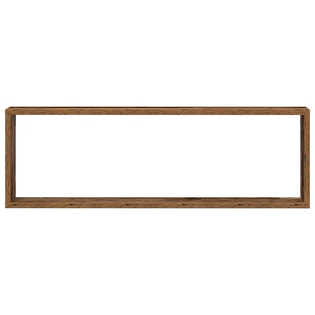 Scaffali da parete 4 pcs Legno vecchio 80 x 15 x 26 cm 862640