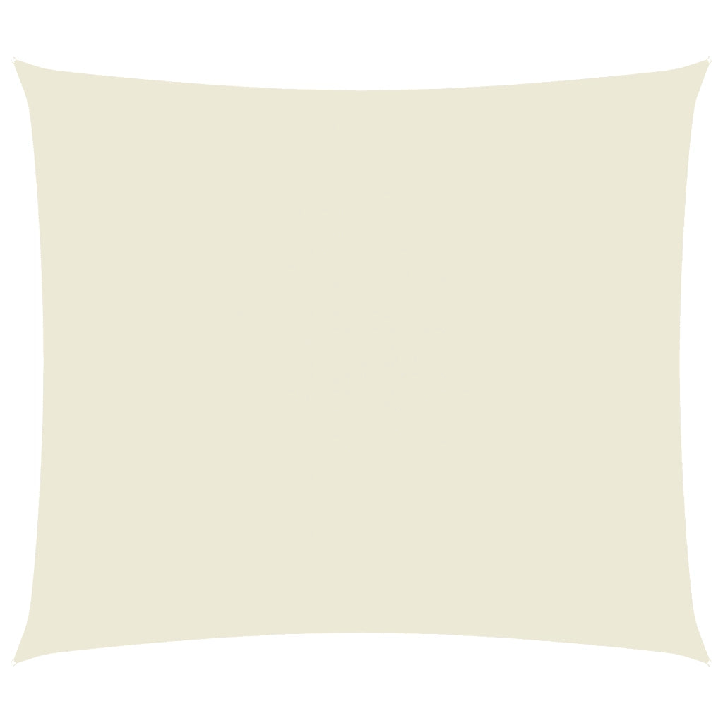 Parasole a Vela Oxford Rettangolare 2x2,5 m Crema