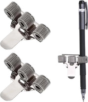 Pacchetto con 2 tenaglie per tunica, tenaglia metallica con 3 fori, accessori portatili per l'assistenza infermieristica, asta per pennarelli, chiusura per infermieri, accessori per infermieri, tenaglia per quaderno di appunti per lavoro medico