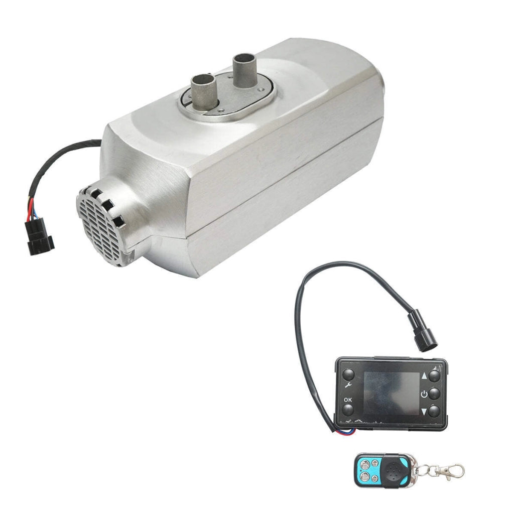 RISCALDATORE D’ARIA RISCALDATORI DA PARCHEGGIO PER L'AUTO RISCALDATORE PER AUTO, RISCALDATORE STAZIONARIO PORTATILE 12-24V, 5KW, display LCD, con telecomando