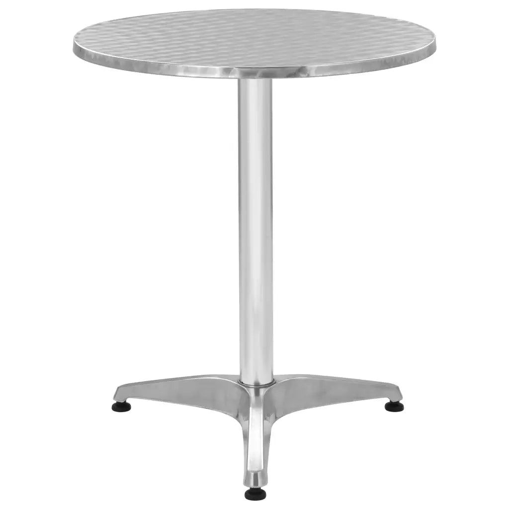 Set da Pranzo da Giardino 5 pz in Alluminio Argento 48720