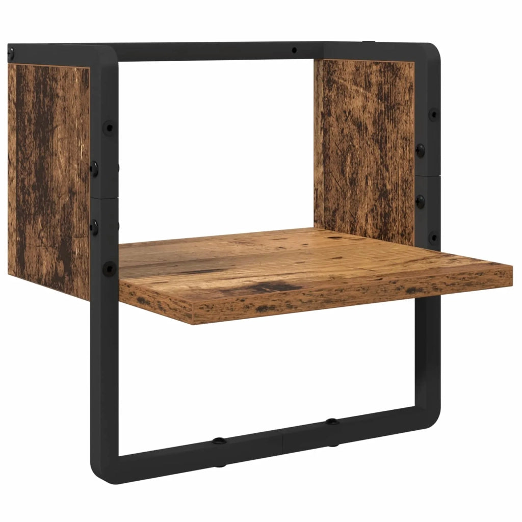 Set mensole da parete 4 pcs Legno vecchio 65 x 25 x 30 cm