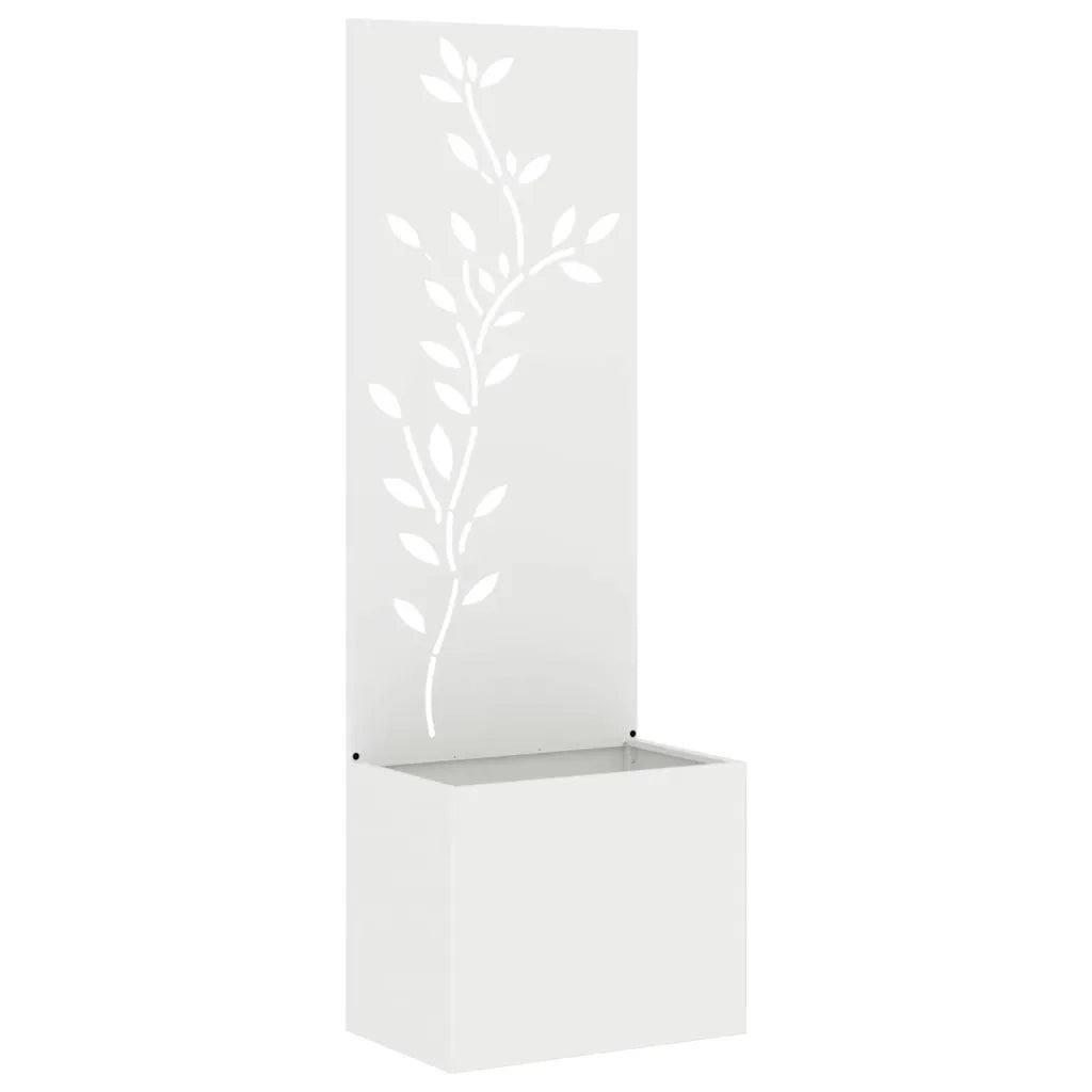 Schermo per privacy in giardino Floreale Bianco 50 x 150 cm 876477