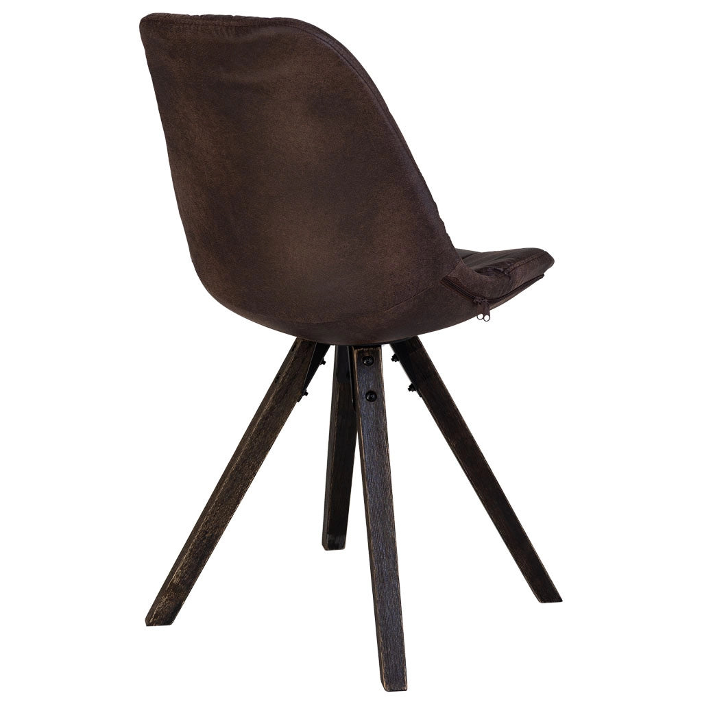 Sedia in legno imbottita 48x44x84h cm