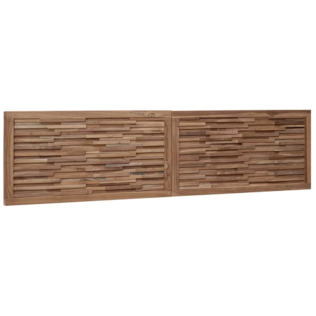 Testiera Naturale Legno di teak solido