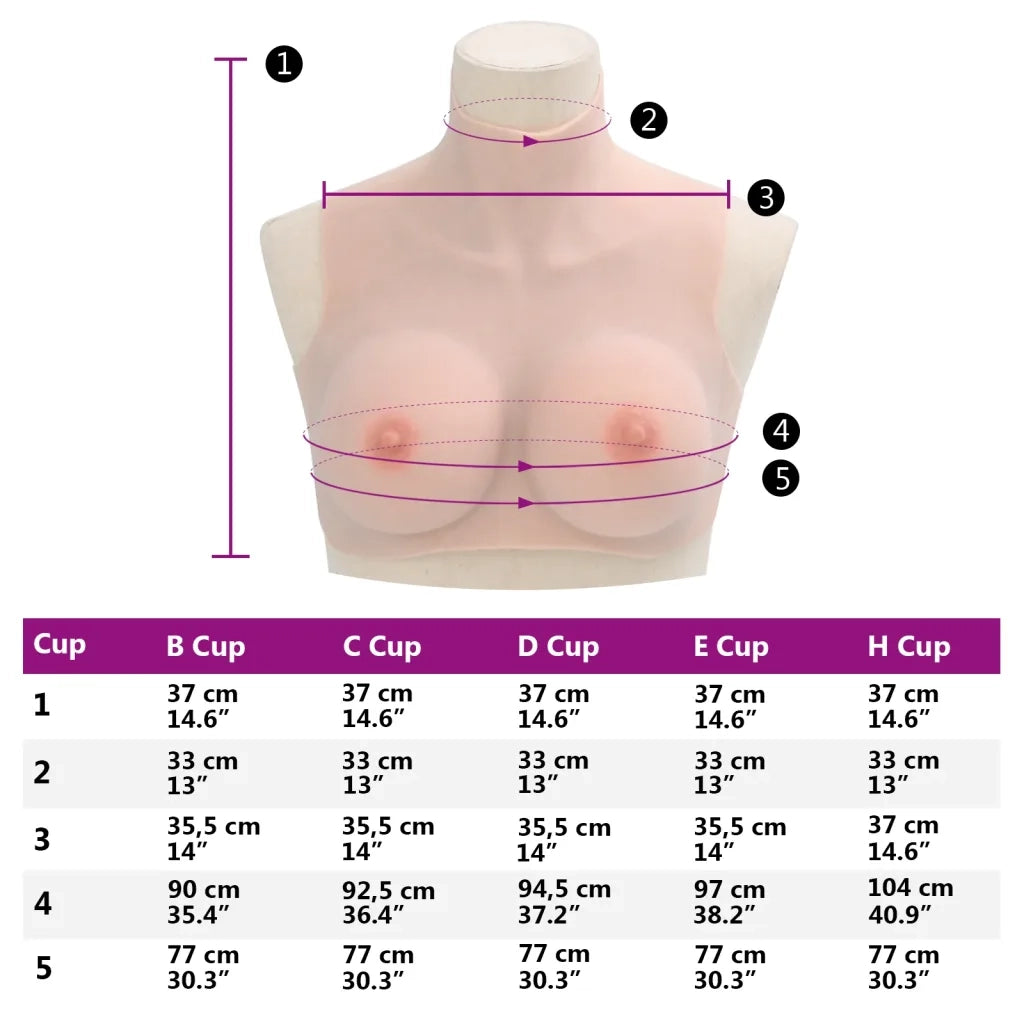 Corpetto in Silicone Caucasico Coppa E CFW5262456