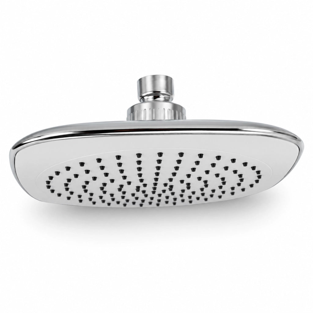 Soffione Doccia Per Bagno Quadrato Multigetto Bianco 15x15 cm 1/2" 69289