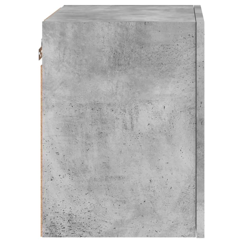 Mobile TV multimediale mensola TV credenza TV montaggio a parete adatto per sala da pranzo soggiorno camera da letto 40,5 x 30 x 40 cm legno ingegnerizzato grigio 02_0027781