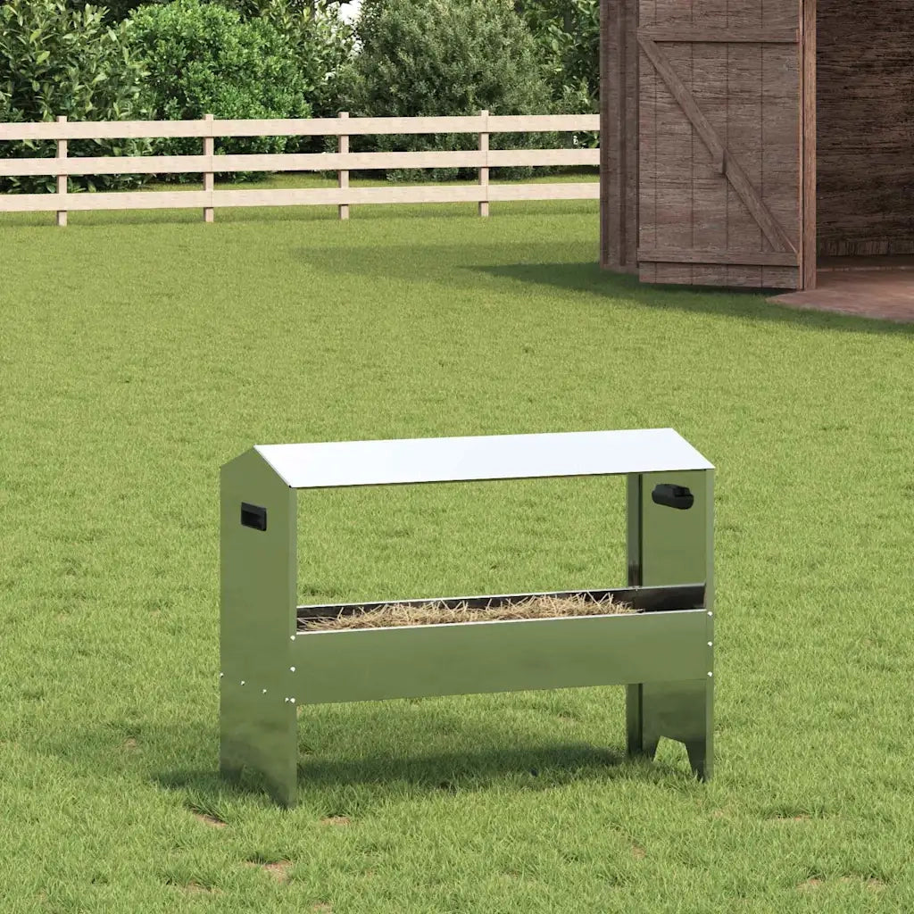 Abbeveratoio per bestiame Argento 79 x 35 x 62 cm CFW8615098