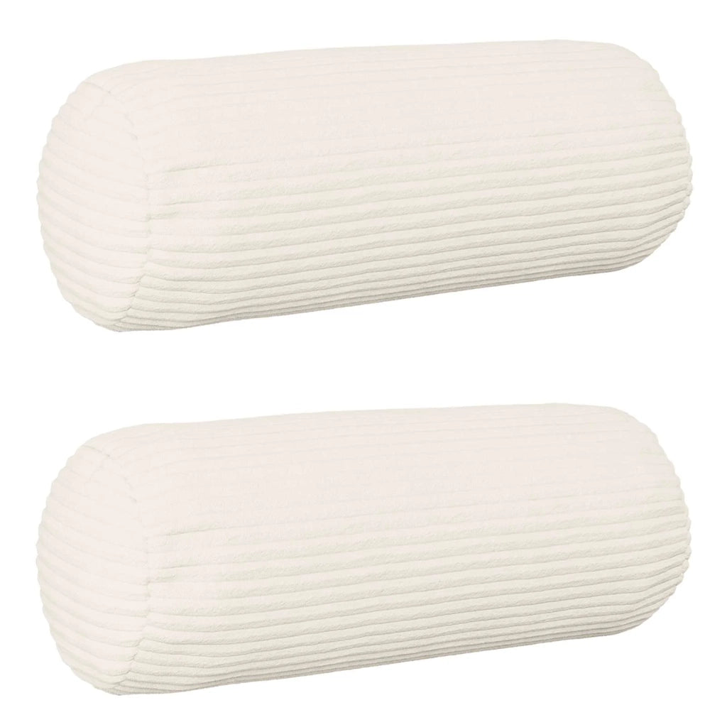 Federa 2 pcs HEERLEN Crema Ø 15 x 40 cm corduroy 923245