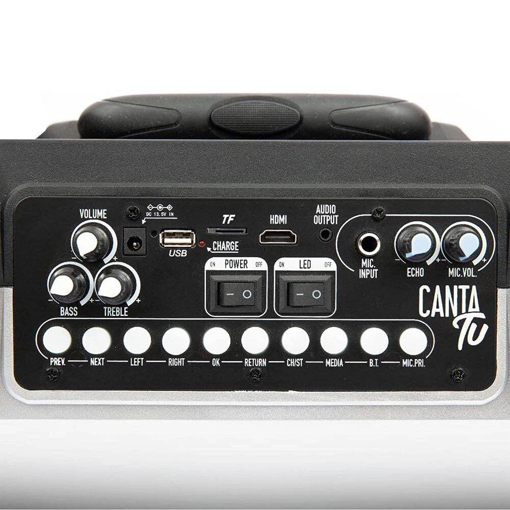 Canta Tu Karaoke Impianto Audio Video Portatile Incluso 1 Microfono Wireless