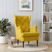 Poltrona Giallo Velluto 42029913