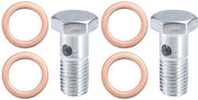 Set di viti 32mm di lunghezza per motociclette - 6 pezzi - tono argento - lavorazione precisa - metallo duraturo - set di viti a vite