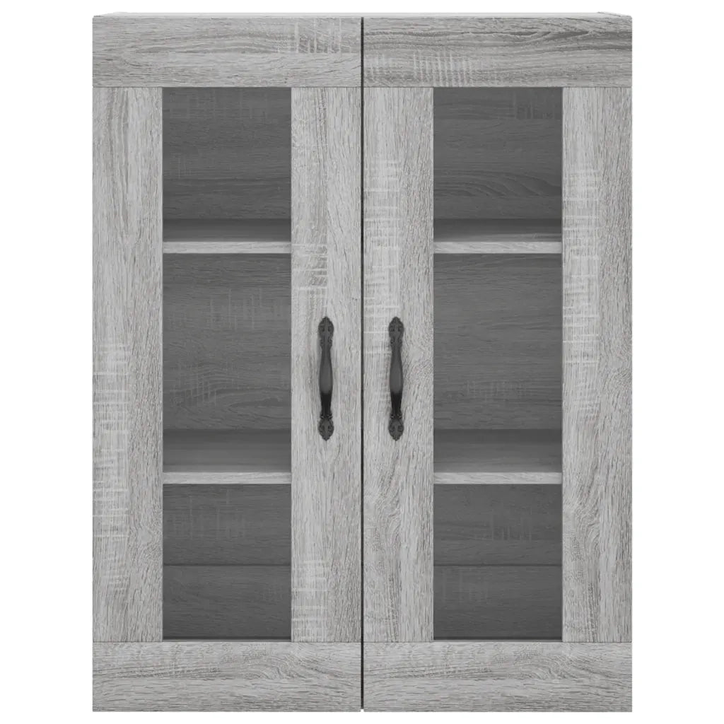 Armadietti a Parete 2 pz Grigio Sonoma in Legno Multistrato CFW3362044