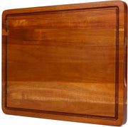 Blocco di taglio reversibile - Piastra di taglio in legno 40 x 30 cm - Con maniglie e solco di resina