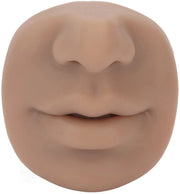 Modello di piercing in silicone - Flessibile imitazione del modello del naso - Modulo di prova del piercing - 7 x 7,5 x 4,2 cm - Simulazione della pelle - Display del naso