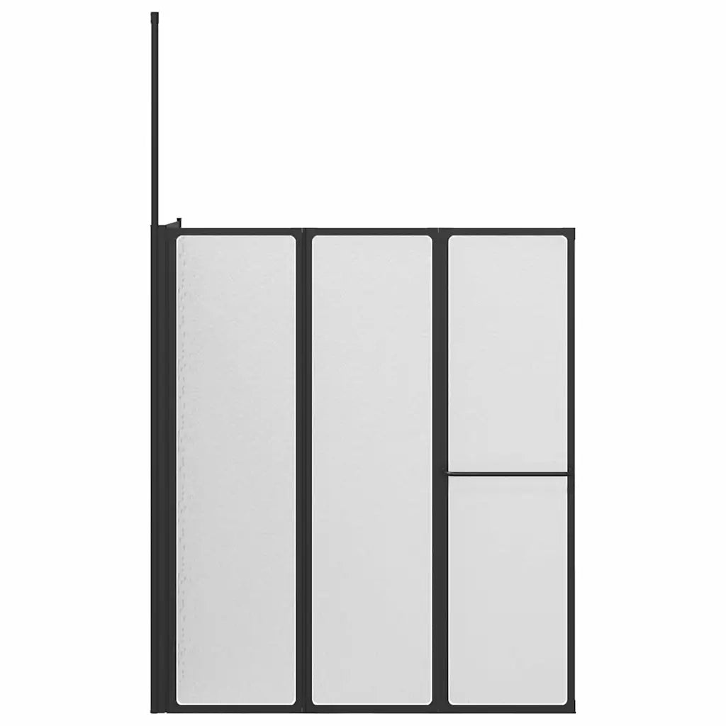Parete doccia Bianco 120 x 70 x 137 cm Alluminio
